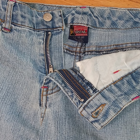 GOT 2B REAL Light Denim Girls Jeans Size: 14/16 - Picture 4 of 12